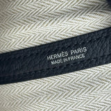 エルメス HERMES ガーデンパーティTPM W刻印 ブラック シルバー金具 ネゴンダ レディース ハンドバッグ