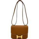 エルメス HERMES コンスタンス3ミニ ミロワール W刻印 ゴールド ゴールド金具 エプソン レディース ショルダーバッグ