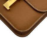 エルメス HERMES コンスタンス3ミニ ミロワール W刻印 ゴールド ゴールド金具 エプソン レディース ショルダーバッグ