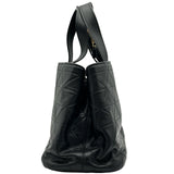 プラダ PRADA キルティングレザートート 1BG547 ブラック レザー レディース トートバッグ