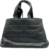 プラダ PRADA キルティングレザートート 1BG547 ブラック レザー レディース トートバッグ