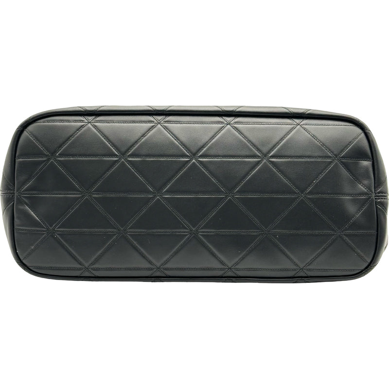 プラダ PRADA キルティングレザートート 1BG547 ブラック レザー