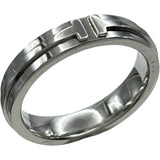 ティファニー TIFFANY＆CO TTWO ナローリング ホワイトゴールド Au750 ジュエリー