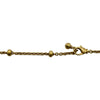 ブルガリ BVLGARI カテーネスリーボールチェーンネックレス ゴールド 750 ジュエリー