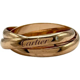 カルティエ Cartier トリニティダイヤリングSM ピンクゴールド 750 ダイヤモンド ジュエリー