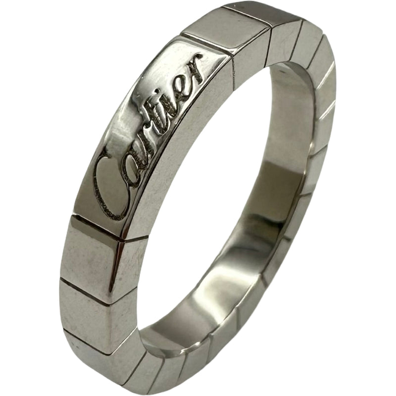 Cartier LANIERE YG リング　カルティエ　ラニエール　46 カルティエ Cartier ラニエールリング ホワイトゴールド 750