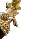 ミキモト MIKIMOTO ドングリブローチ ゴールド K18 パール タイガーアイ ジュエリー