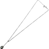 タサキ TASAKI 黒真珠 ティアドロップ シェイプ ネックレス ホワイトゴールド 750 パール ダイヤモンド ジュエリー