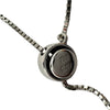 タサキ TASAKI 黒真珠 ティアドロップ シェイプ ネックレス ホワイトゴールド 750 パール ダイヤモンド ジュエリー