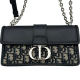 クリスチャン・ディオール Christian Dior 30モンテーニュEWバッグ M9334PDDS_M928 ネイビー/オブリーク カーフ レディース ショルダーバッグ