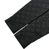 エルメス HERMES キルティングディアスキンレザージャケット 3H1207D1 ブラック レザー レディース ノーカラージャケット