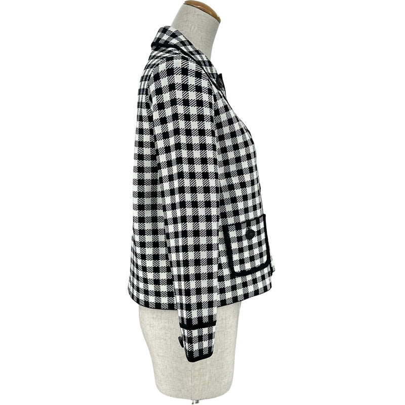 クリスチャン・ディオール Christian Dior CDボタンチェックジャケット