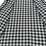 クリスチャン・ディオール Christian Dior CDボタンチェックジャケット 254V53AM514 ブラック ビスコース レディース その他アウター