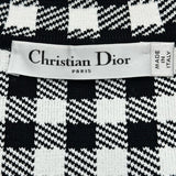 クリスチャン・ディオール Christian Dior CDボタンチェックジャケット 254V53AM514 ブラック ビスコース レディース その他アウター
