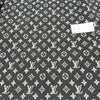 ルイ・ヴィトン LOUIS VUITTON 裏地モノグラムリブフードポンチョ FSC019 ブラック ウール レディース その他アウター