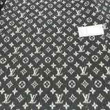 ルイ・ヴィトン LOUIS VUITTON 裏地モノグラムリブフードポンチョ FSC019 ブラック ウール レディース その他アウター