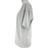 ロエベ LOEWE アナグラム刺繍半袖シャツ H526Y22XBN グレー コットン レディース 半袖Ｔシャツ