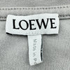 ロエベ LOEWE アナグラム刺繍半袖シャツ H526Y22XBN グレー コットン レディース 半袖Ｔシャツ