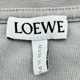 ロエベ LOEWE アナグラム刺繍半袖シャツ H526Y22XBN グレー コットン レディース 半袖Ｔシャツ