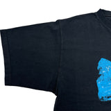 バレンシアガ BALENCIAGA リボンロゴ半袖Tシャツ 863724 ブラック コットン メンズ 半袖Ｔシャツ