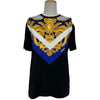 ヴェルサーチ VERSACE メデューサプリント半袖Tシャツ 1008483 ブラック コットン メンズ 半袖Ｔシャツ