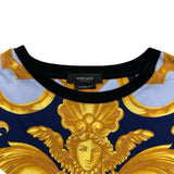 ヴェルサーチ VERSACE メデューサプリント半袖Tシャツ 1008483 ブラック コットン メンズ 半袖Ｔシャツ