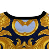ヴェルサーチ VERSACE メデューサプリント半袖Tシャツ 1008483 ブラック コットン メンズ 半袖Ｔシャツ