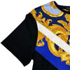 ヴェルサーチ VERSACE メデューサプリント半袖Tシャツ 1008483 ブラック コットン メンズ 半袖Ｔシャツ