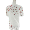クリスチャン・ディオール Christian Dior バタフライプリント半袖Tシャツ 413T09A524 ホワイト コットン レディース 半袖Ｔシャツ