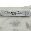 クリスチャン・ディオール Christian Dior バタフライプリント半袖Tシャツ 413T09A524 ホワイト コットン レディース 半袖Ｔシャツ