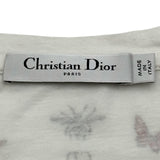 クリスチャン・ディオール Christian Dior バタフライプリント半袖Tシャツ 413T09A524 ホワイト コットン レディース 半袖Ｔシャツ