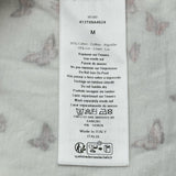 クリスチャン・ディオール Christian Dior バタフライプリント半袖Tシャツ 413T09A524 ホワイト コットン レディース 半袖Ｔシャツ