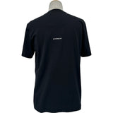 ジバンシィ GIVENCHY フロント刺繡半袖Tシャツ BM716G3YCD ブラック コットン メンズ 半袖Ｔシャツ