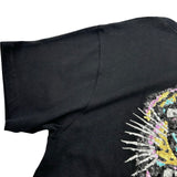 グッチ GUCCI タイガースパンコールロゴ半袖Tシャツ 492347 ブラック コットン メンズ 半袖Ｔシャツ