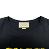 グッチ GUCCI タイガースパンコールロゴ半袖Tシャツ 492347 ブラック コットン メンズ 半袖Ｔシャツ