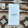 セリーヌ CELINE 総柄シルクシャツ 2C008067I ブラウン シルク レディース 長袖シャツ