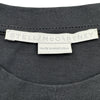 ステラ・マッカートニー STELLA McCARTNEY グリッターロゴプリント半袖Tシャツ 604034 ブラック コットン レディース 半袖Ｔシャツ