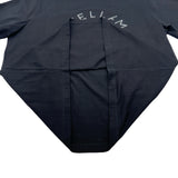 ステラ・マッカートニー STELLA McCARTNEY グリッターロゴプリント半袖Tシャツ 604034 ブラック コットン レディース 半袖Ｔシャツ