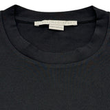 ステラ・マッカートニー STELLA McCARTNEY グリッターロゴプリント半袖Tシャツ 604034 ブラック コットン レディース 半袖Ｔシャツ