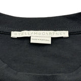 ステラ・マッカートニー STELLA McCARTNEY グリッターロゴプリント半袖Tシャツ 604034 ブラック コットン レディース 半袖Ｔシャツ