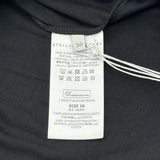 ステラ・マッカートニー STELLA McCARTNEY グリッターロゴプリント半袖Tシャツ 604034 ブラック コットン レディース 半袖Ｔシャツ