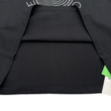 ステラ・マッカートニー STELLA McCARTNEY グリッターロゴプリント半袖Tシャツ 604034 ブラック コットン レディース 半袖Ｔシャツ