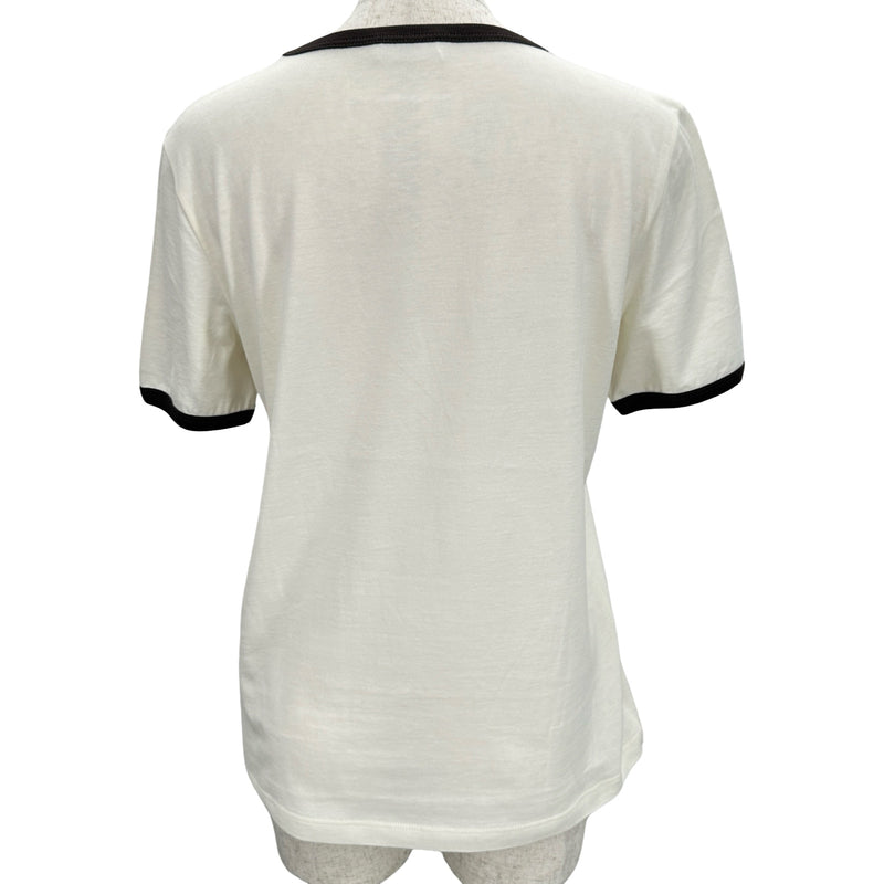 セリーヌ CELINE BLASON 70s ロゴ半袖Tシャツ RX09C671Q ブラウン