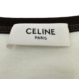 セリーヌ CELINE BLASON 70s ロゴ半袖Tシャツ RX09C671Q ブラウン コットン レディース 半袖Ｔシャツ