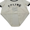 セリーヌ CELINE BLASON 70s ロゴ半袖Tシャツ RX09C671Q ブラウン コットン レディース 半袖Ｔシャツ