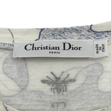 クリスチャン・ディオール Christian Dior Around the World 半袖Tシャツ 043T03PR446 ホワイト コットン レディース 半袖Ｔシャツ