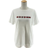 グッチ GUCCI ロゴプリント半袖Tシャツ 787299 ホワイト コットン レディース 半袖Ｔシャツ