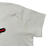 グッチ GUCCI ロゴプリント半袖Tシャツ 787299 ホワイト コットン レディース 半袖Ｔシャツ