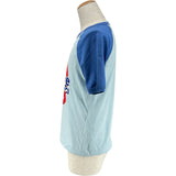 グッチ GUCCI ×PALACE コットンジェレシー半袖Tシャツ 720353 ライトブルー コットン メンズ 半袖Ｔシャツ