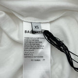 バレンシアガ BALENCIAGA WFPプリント半袖Tシャツ 612966 ホワイト コットン メンズ 半袖Ｔシャツ